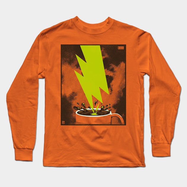 Morning Energy Coffee Lover Long Sleeve T-Shirt by raffaus